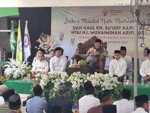 Yes-Dirham Didoakan Musytasar PBNU Said Aqil Jelang Debat Malam Ini