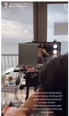 Unggahan Amanda Manopo dan Arya Saloka di pantai.