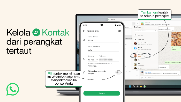 Fitur gres WhatsApp. Fitur gres WhatsApp.