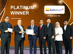 Bukit Asam Bawa Pulang 4 Penghargaan dari Global ESG Awards di Dubai