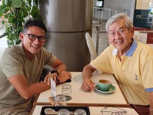Sandiaga Bertemu Edwin Soeryadjaya di Singapura, Kenang Momen Bangun Bisnis Sandiaga Bertemu Edwin Soeryadjaya di Singapura, Kenang Momen Bangun Bisnis