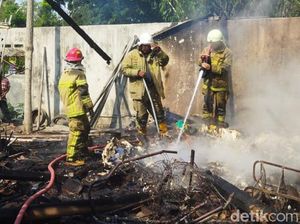 Ditinggal Nyapu, Rumah Warga Nangsri Klaten Hangus Terbakar