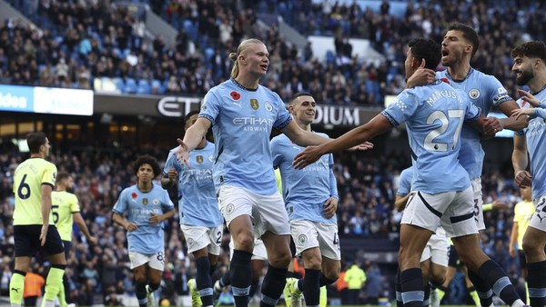 Man City Vs Southampton: Haaland Menangkan Citizens 1-0