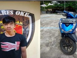 Polisi Tangkap Pria yang Curi Motor-Surat Kendaraan di Rumah Warga OKU
