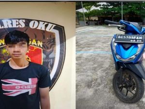 Polisi Tangkap Pria yang Curi Motor-Surat Kendaraan di Rumah Warga OKU Polisi Tangkap Pria yang Curi Motor-Surat Kendaraan di Rumah Warga OKU