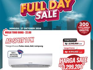 Yuk ke Transmart Full Day Sale, AC Split 1 PK Cuma Rp 3,2 Juta