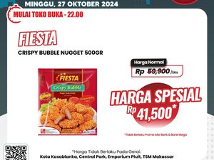 Crispy Bubble Nugget Harga Spesial Rp 41.500 di Transmart Full Day Sale
