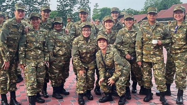 Potret Para Srikandi Kabinet Merah Putih Selama Retret di Magelang