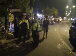 NMax Tabrak Trotoar di Pedurungan Semarang, Penumpang Asal Demak Tewas