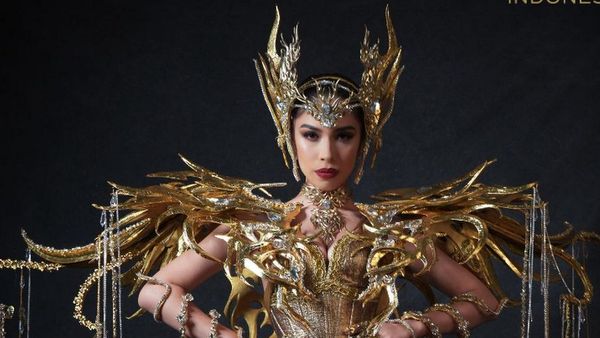 Potret Clara Shafira Pakai Natcos untuk Miss Universe, Jadi Penjaga Nusantara