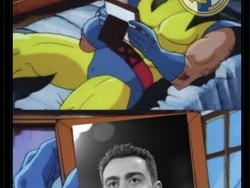 Fans Real Madrid rindu Xavi yang melatih Barca sebelum Flick. Foto: dok. Internet/X (Twitter)