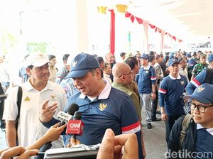 Rampung Ikuti Retret Kabinet, Airlangga: Parade Senja Paling Berkesan