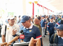 Rampung Ikuti Retret Kabinet, Airlangga: Parade Senja Paling Berkesan