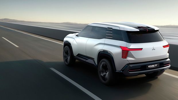 Mitsubishi DST Concept, yang dipercaya sebagai Xforce versi tujuh penumpang, mendebut di Philippine International Motor Show pada Kamis (24/10).