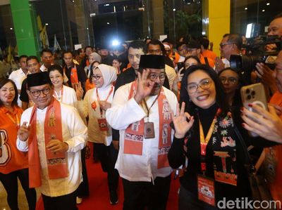 Momen Para Cagub-Cawagub Jakarta Tiba di Arena Debat Kedua