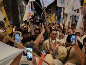 Para Cagub-Cawagub Jakarta Tiba di Arena Debat Kedua