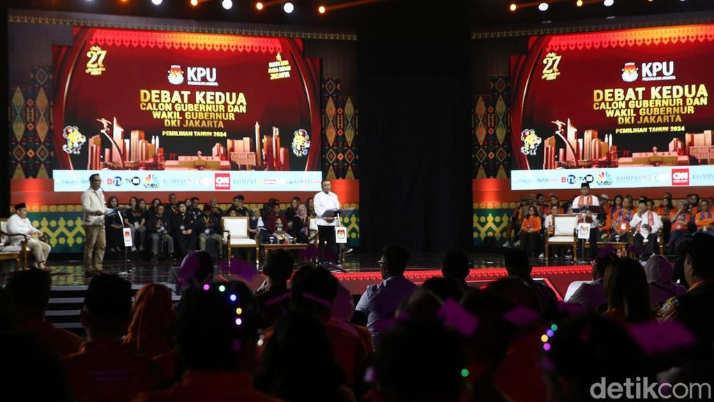 Tiga Pasangan Calon Saling Serang Gagasan Ekonomi di Debat Pilgub Jakarta Tiga Pasangan Calon Saling Serang Gagasan Ekonomi di Debat Pilgub Jakarta