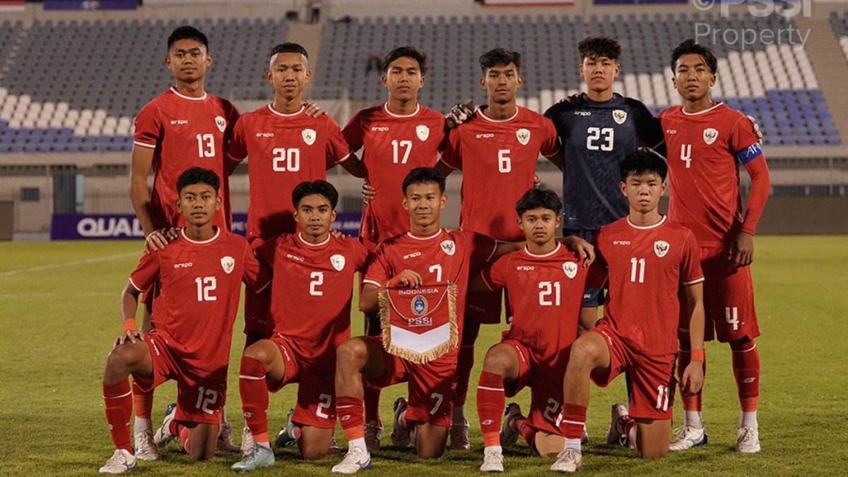 Timnas Indonesia U-17 dan Timnas Australia U-17 bermain aman, netizens terbelah! (Foto: Istimewa Dok: PSSI)
