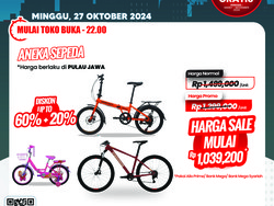 Murah Banget! Beli Sepeda Mulai Rp 1 Jutaan di Transmart Full Day Sale