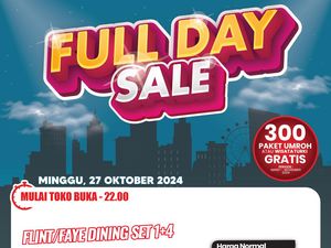 Segera ke Transmart Full Day Sale! Beli Meja Makan Bisa Hemat Sampai Rp 1,5 Juta