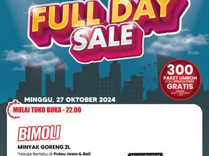 Serbu! Minyak Goreng 2 Liter Cuma Rp 38 Ribu di Transmart Full Day Sale