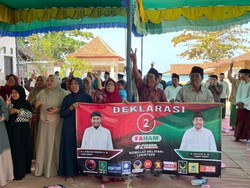 Warga Batang-batang Deklarasi Dukung Fauzi-Imam di Pilkada Sumenep 2024