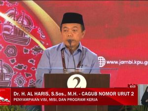Al Haris Paparkan 12 Program Oke Gas di Debat Perdana Pilgub Jambi Al Haris Paparkan 12 Program Oke Gas di Debat Perdana Pilgub Jambi