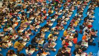 Antusias Anak-anak Ikut Lomba Mewarnai, Juaranya Liburan ke Hong Kong