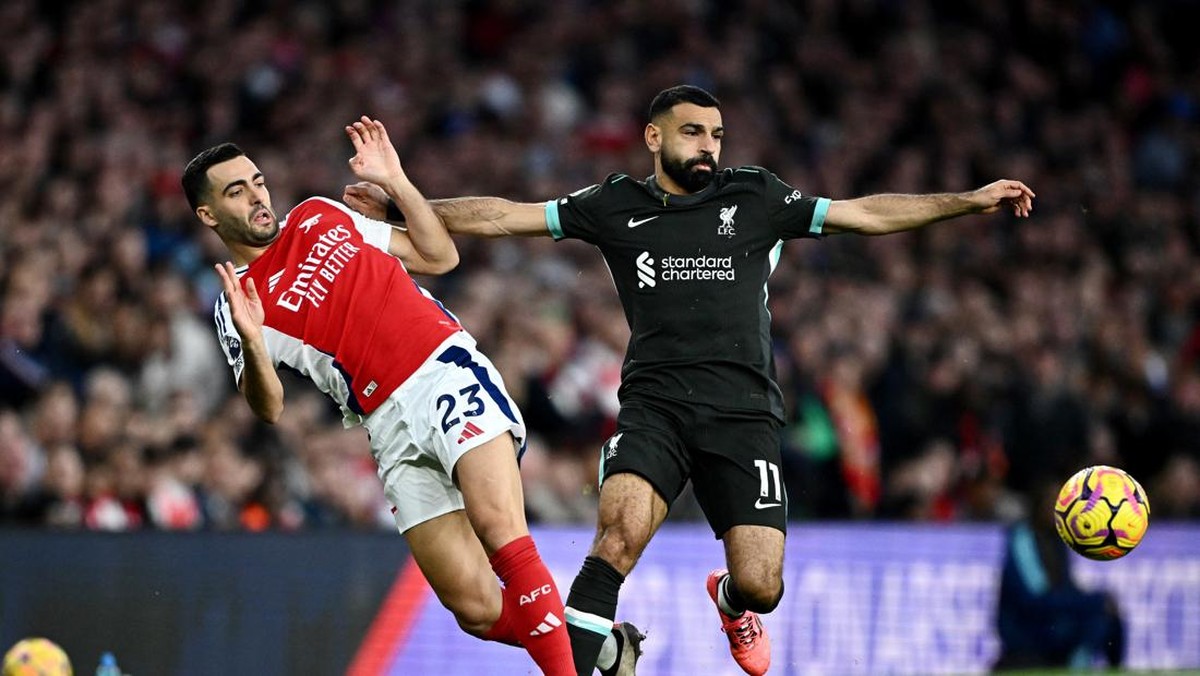 Arsenal vs Liverpool tuntas 2-2 (Foto: REUTERS/Dylan Martinez)