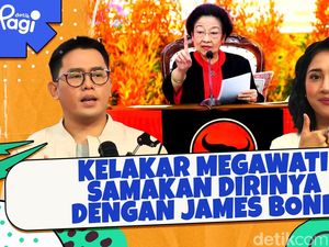 Kelakar Megawati Samakan Dirinya dengan James Bond