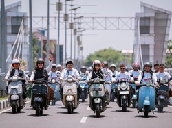 Cooling System Pilkada 2024, Polisi Kota Kediri Touring Religi Bersama Santri