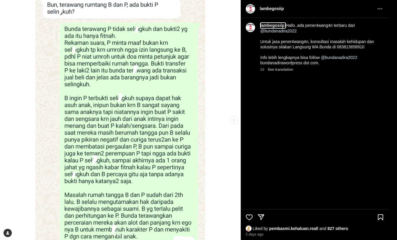 Peramal Bunda Ungkap Sifat Baim Wong ke Paula Verhoeven