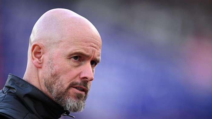 Erik ten Hag LONDON, ENGLAND - OCTOBER 27: Erik ten Hag, Manager of Manchester United during the Premier League match between West Ham United FC and Manchester United FC at London Stadium on October 27, 2024 in London, England. (Photo by Justin Setterfield/Getty Images)