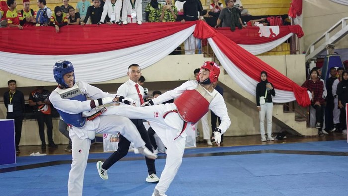 Liga Taekwondo Indonesia 2024 memasuki seri kedelapan akhir pekan kemarin (Istimewa)
