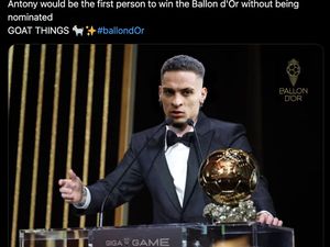 Meme Satire Antony Dirampok karena Tak Dapat Ballon dOr 2024