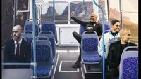 Meme nasib suram Ten Hag di antara manajer Man City, Arsenal, dan Liverpool yang saat ini bersaing di papan atas Liga Inggris. Foto: dok. Internet/X (Twitter)