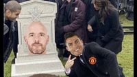 Meme MU Pecat Ten Hag: Akhir Sebuah Era, Ronaldo pun Tertawa