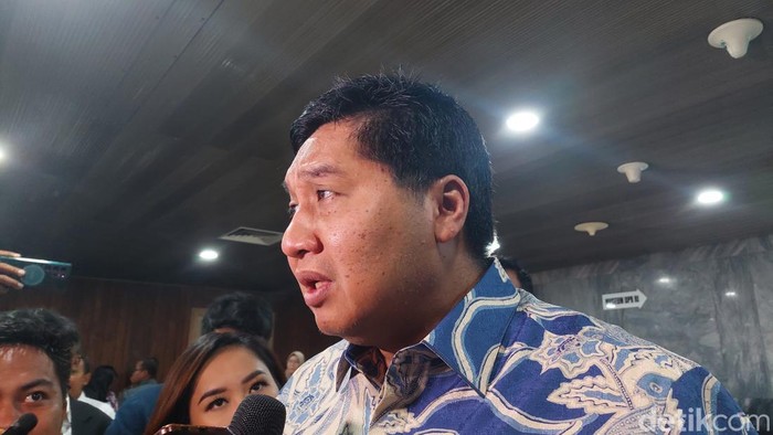 Menteri Perumahan dan Kawasan Permukiman (PKP) Maruarar Sirait/Almadinah Putri Brilian Menteri Perumahan dan Kawasan Permukiman (PKP) Maruarar Sirait.