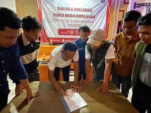 Poros Muda Kepulauan Sumenep Dukung Pasangan Faham di Pilkada 2024