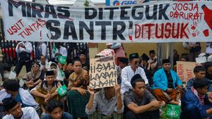 Ribuan Santri Jogja Serukan Aksi Solidaritas Anti Miras di Polda DIY