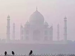 Kabut Polusi Telan Keindahan Warisan Dunia di India, Taj Mahal