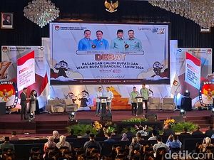 Debat Publik Perdana, Dua Paslon Pilbup Bandung Umbar Janji