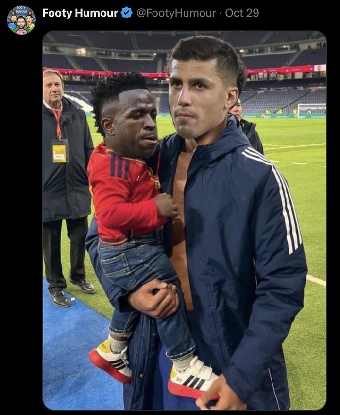 Meme Vinicius Meme Vinicius batal raih Ballon d'Or 2024.