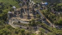 Foto Udara Proyek Jalan Layang Maros-Bone yang Telan Dana Rp 125 Miliar