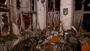 Serangan Rusia Hancurkan Bangunan Bersejarah di Kharkiv Ukraina