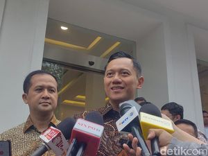 AHY Diskusi Giant Sea Wall Bareng Hashim: Beliau Ingin Beri Masukan