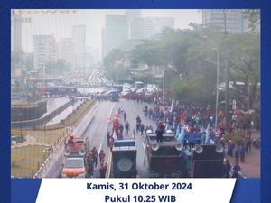 Ada Demo Buruh, Simak Rekayasa Lalu Lintas di Sekitar Monas