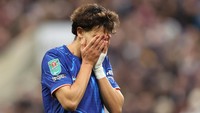 Transfermarkt melansir, nilai pasar Joao Felix turun terus sejak debutnya di Atletico. Malah ketika Chelsea membelinya, nilai pasar Felix dinilai lebih rendah yakni cuma 30 juta Euro (Getty Images/George Wood)