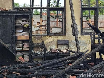 Potret Gedung SDN 2 Kujang Ciamis Usai Kebakaran