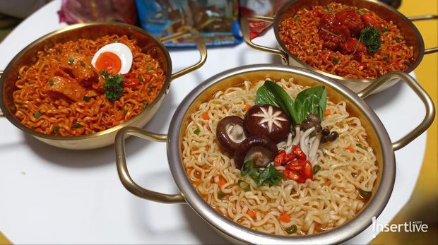 Mi instan dengan citarasa Korea